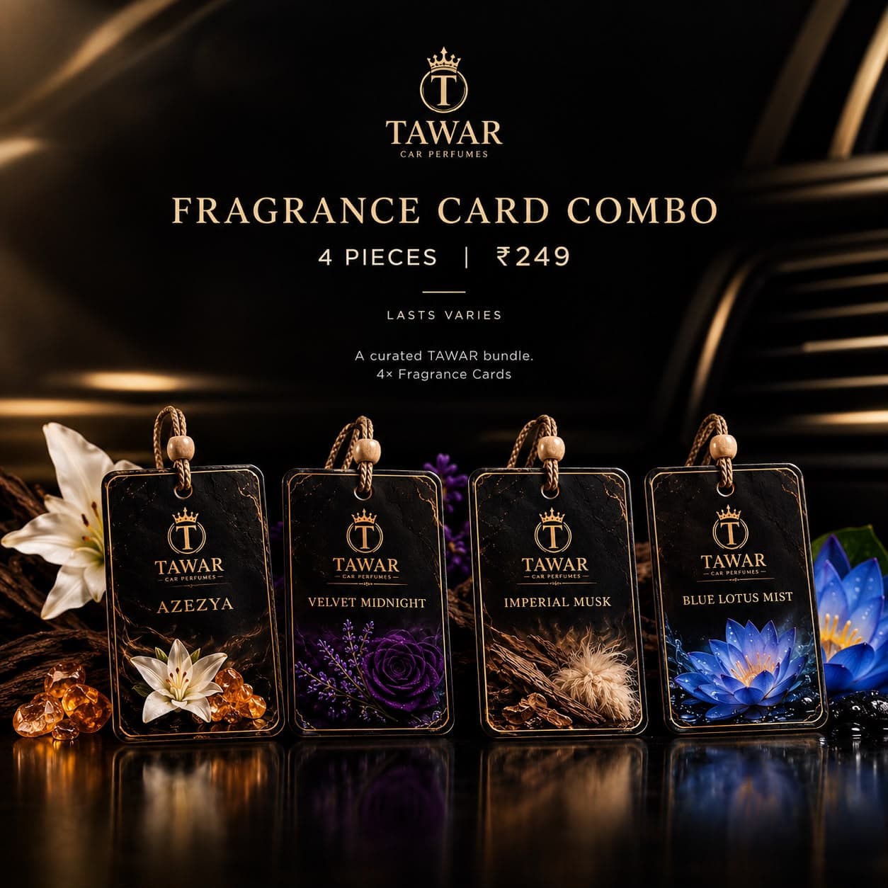 Fragrance Card Combo — 4 pieces