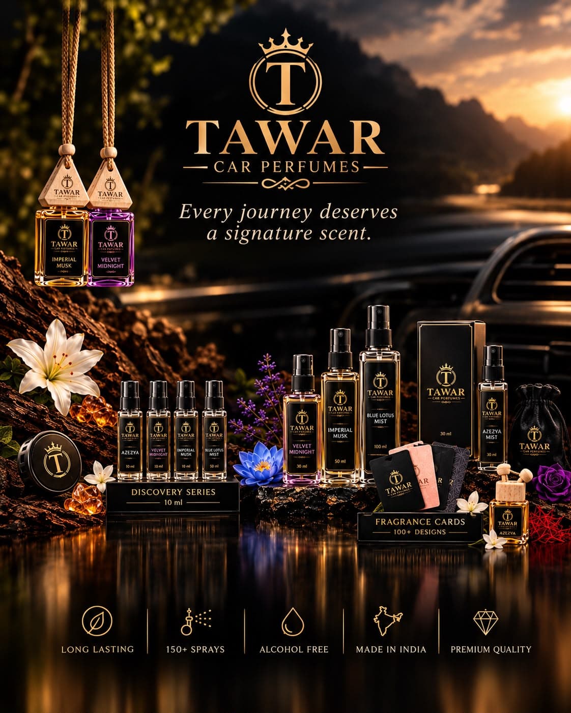 TAWAR Car Perfumes — Every Journey Deserves a Signature Scent